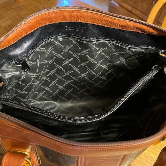 🇮🇹 Luxury MARINO ORLANDI Vintage Satchel - Made in Italy - Picture 6 of 12